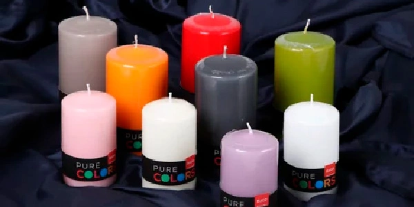 Pure Color Stumpenkerzen