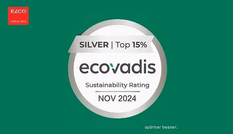 EcoVadis Argent pour ELCO AG en 2024