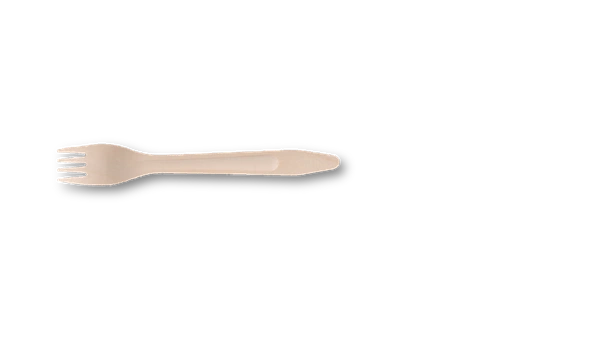 Gabel aus Holz