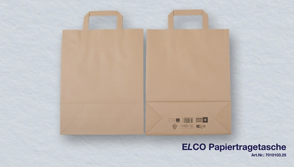 Diese vielseitige Papiertasche bietet ausreichend Platz f&uuml;r gr&ouml;ssere Produkte wie Kleidung oder Lebensmittel. Sie ist eine nachhaltige Alternative f&uuml;r den t&auml;glichen Einkauf und &uuml;berzeugt durch Schweizer Qualit&auml;t.