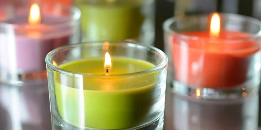 Pure Color Kerzen Banner