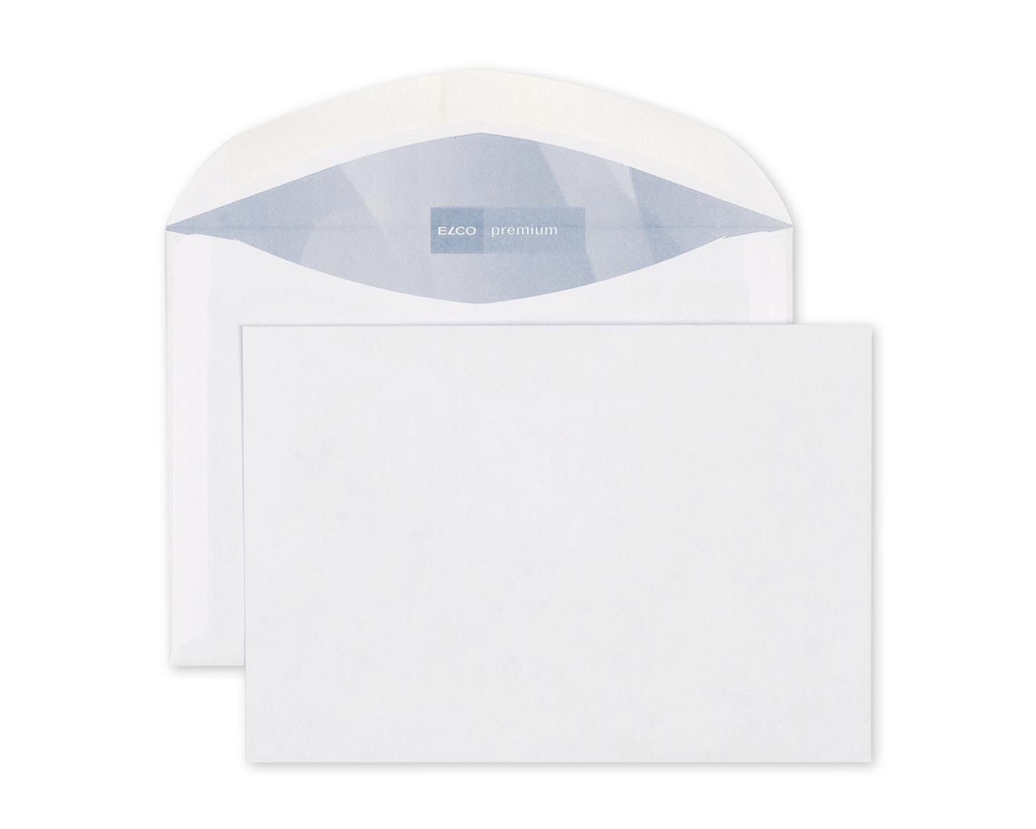 Image of Couvert, ELCO Premium, C6, ohne Fenster, Nassklebeverschluss, 80g/m2, weiss