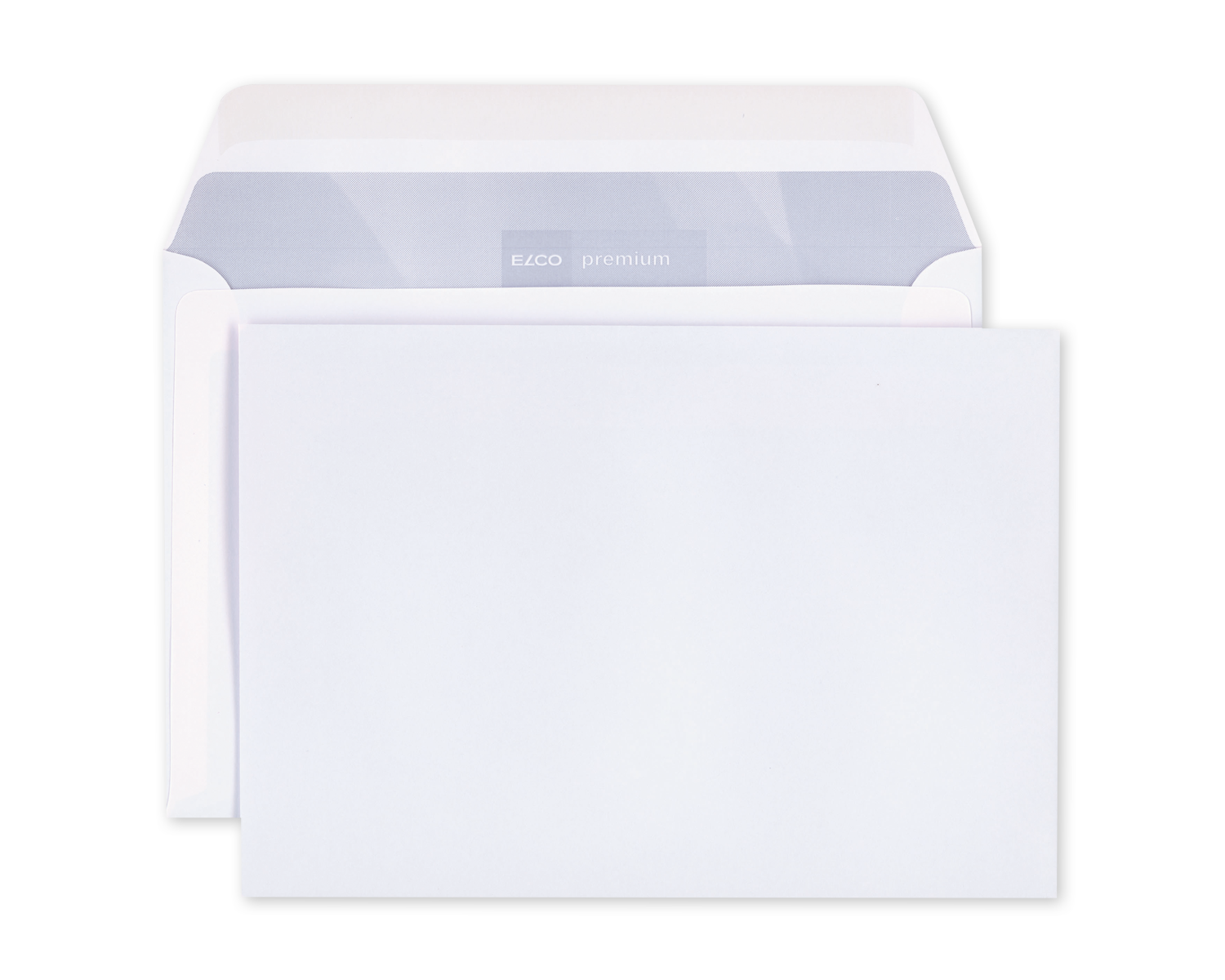 Image of Couvert, ELCO Premium, E6, ohne Fenster, Nassklebeverschluss, 100g/m2, weiss