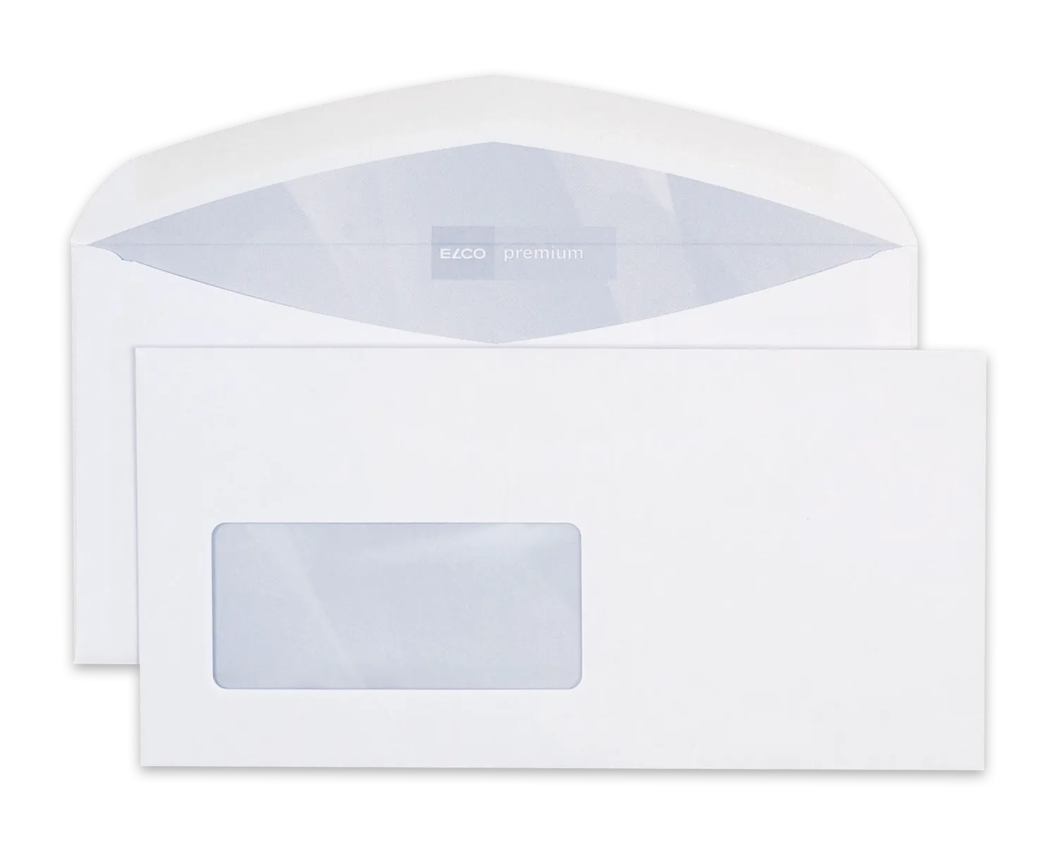 Enveloppe, ELCO Premium, C5/6, Fen&ecirc;tre recto gauche, Patte gomm&eacute;e, 100g/m2, blanc
