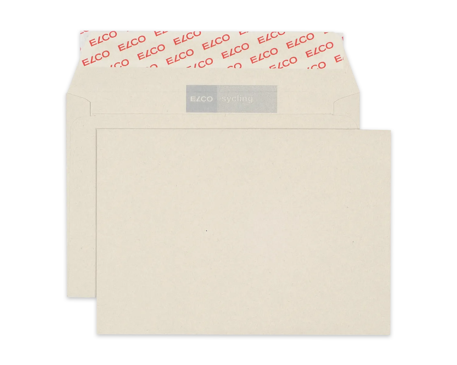 Enveloppe, ELCO Sycling, C6, Sans fen&ecirc;tre, Fermeture auto-adh&eacute;sive, 80g/m2, gris