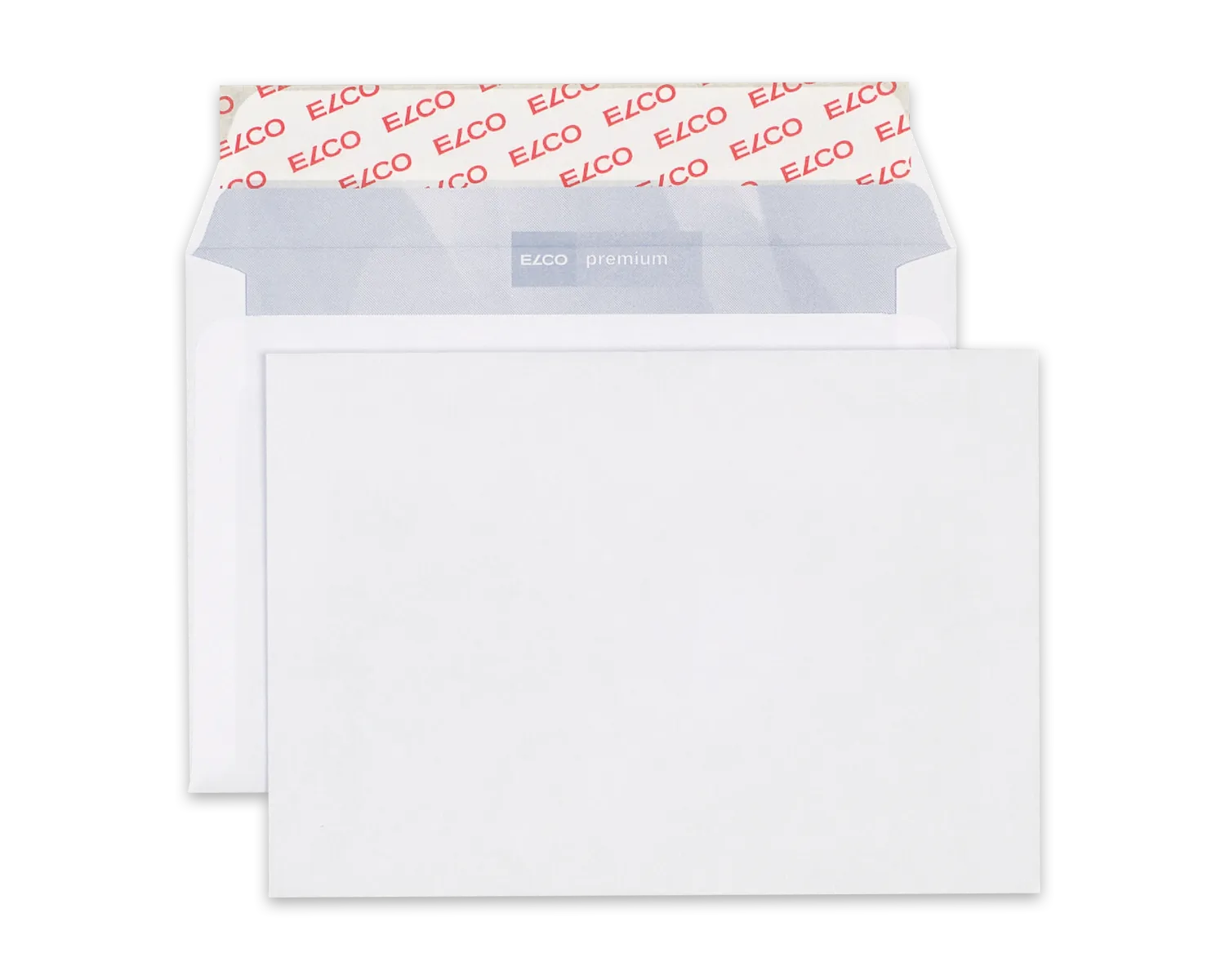 Couvert, ELCO Premium, C6, ohne Fenster, Haftklebeverschluss, 80g/m2, weiss