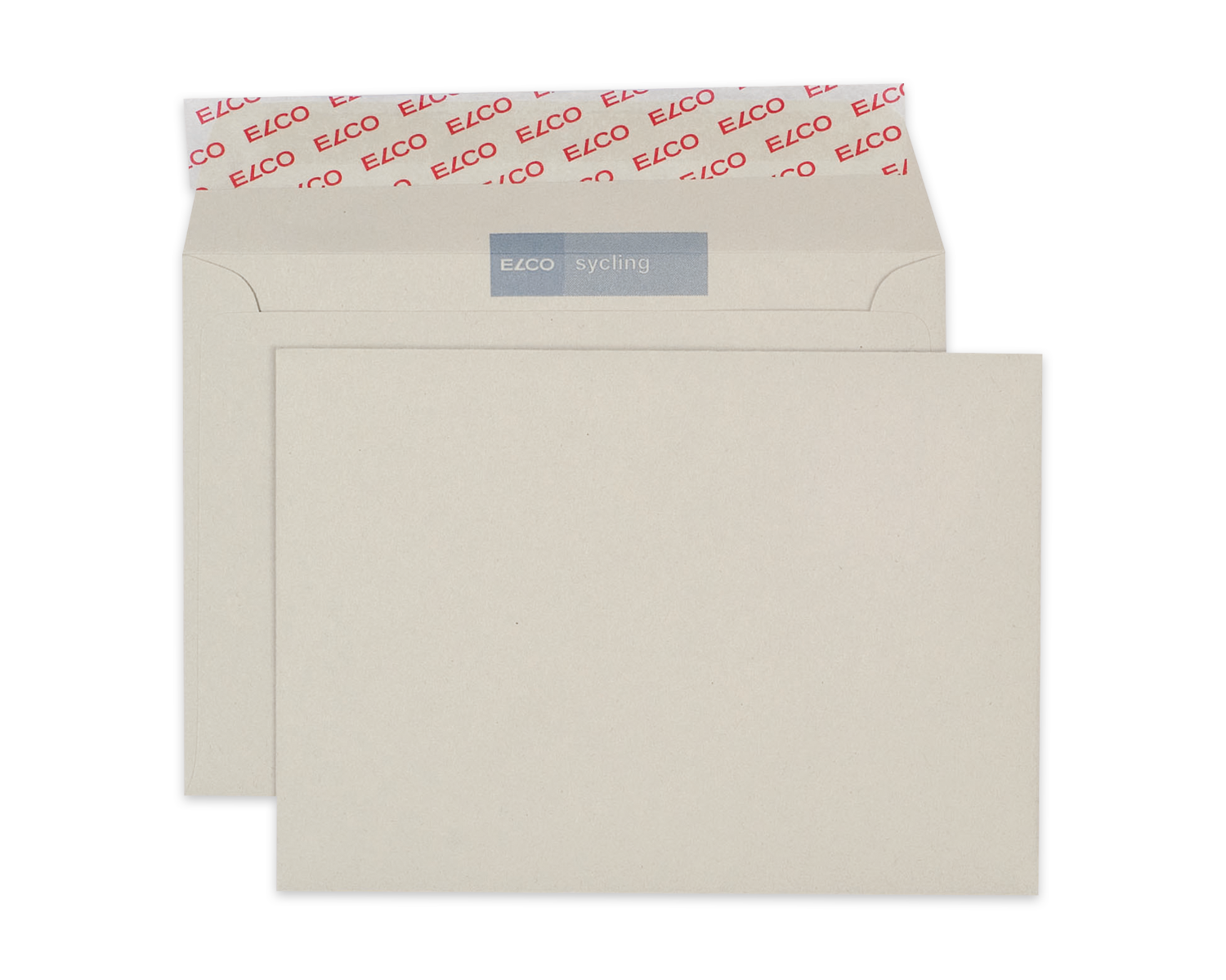 Image of Couvert, ELCO Sycling, B6, ohne Fenster, Haftklebeverschluss, 100g/m2, grau