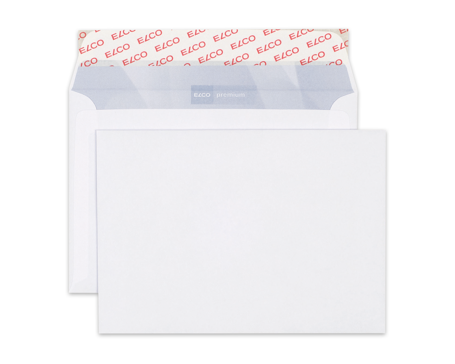 Image of Couvert, ELCO Premium, B6, ohne Fenster, Haftklebeverschluss, 100g/m2, weiss