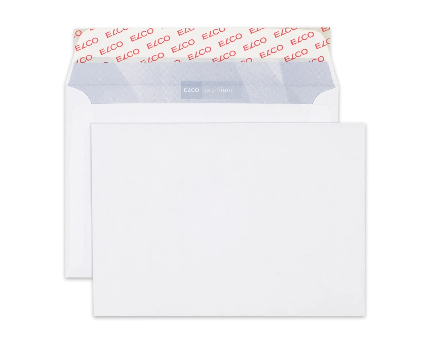 Enveloppe, ELCO Premium, B6, Sans fen&ecirc;tre, Fermeture auto-adh&eacute;sive, 100g/m2, blanc