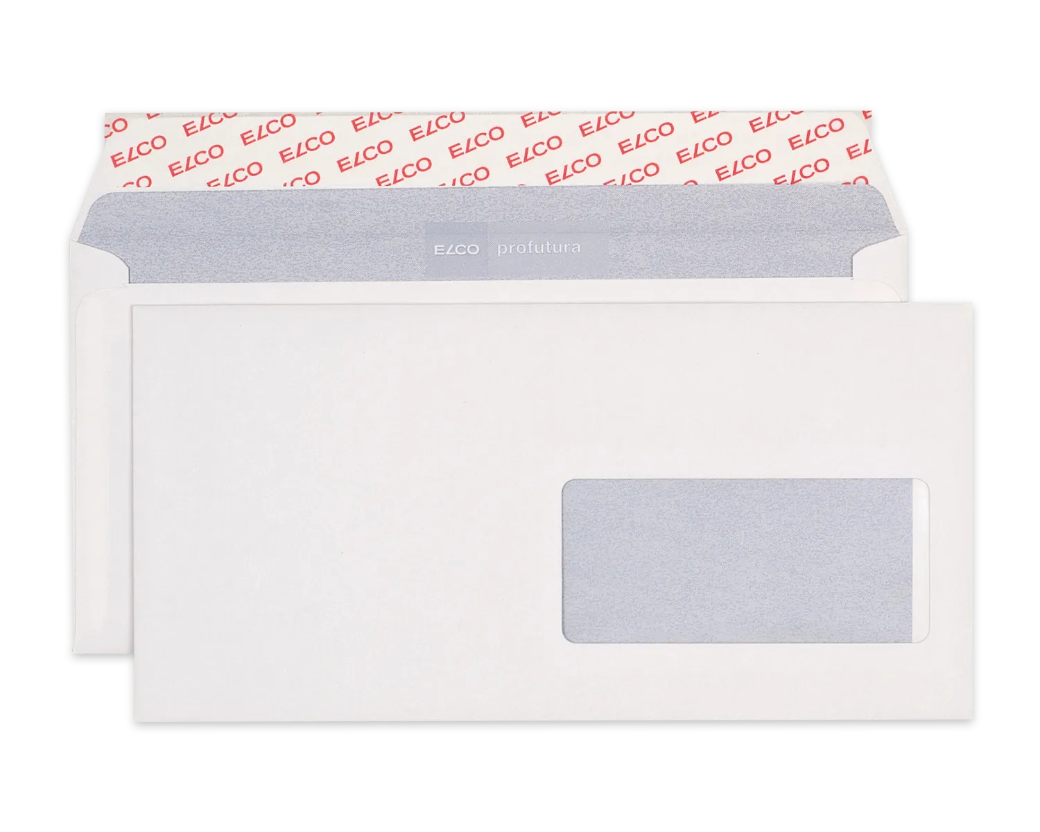 Enveloppe, ELCO Profutura, C5/6, Fenêtre recto droite, Fermeture auto-adhésive, 100g/m2, blanc naturel