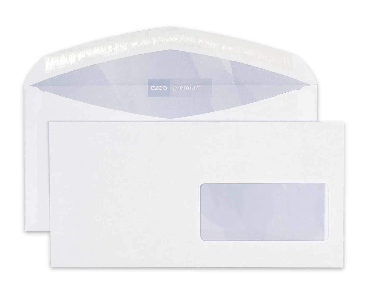 Enveloppe, ELCO Premium, C5/6, Fenêtre recto droite, Patte gommée, 80g/m2, blanc
