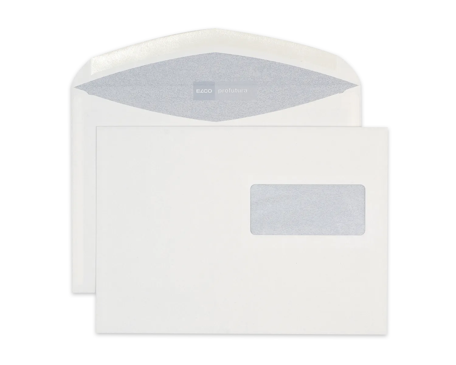 Enveloppe, ELCO Profutura, C5, Fen&ecirc;tre recto droite, Patte gomm&eacute;e, 100g/m2, blanc naturel