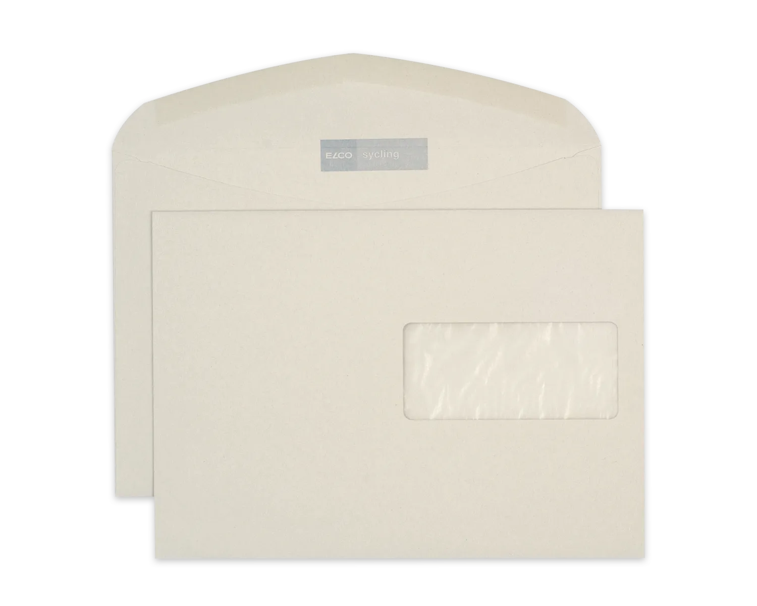 Enveloppe, ELCO Sycling, C5, Fenêtre recto droite, Patte gommée, 100g/m2, gris