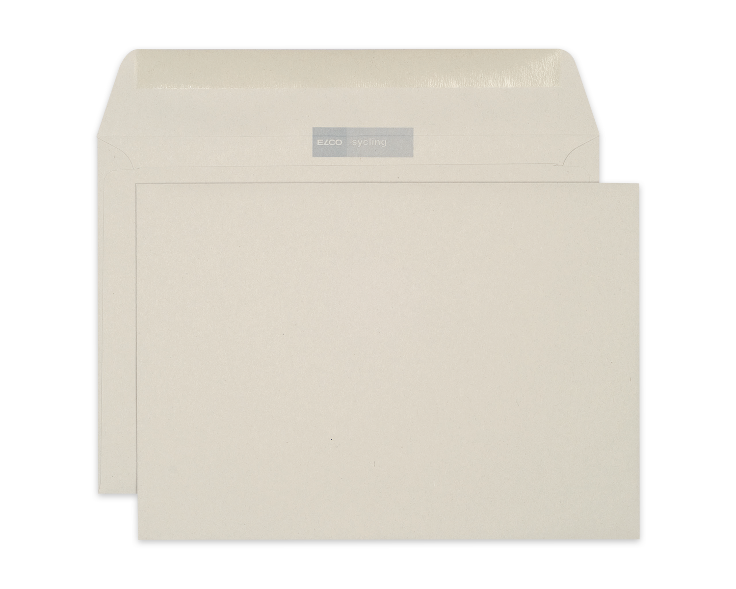 Enveloppe, ELCO Sycling, B5, Sans fenêtre, Patte gommée, 100g/m2, gris
