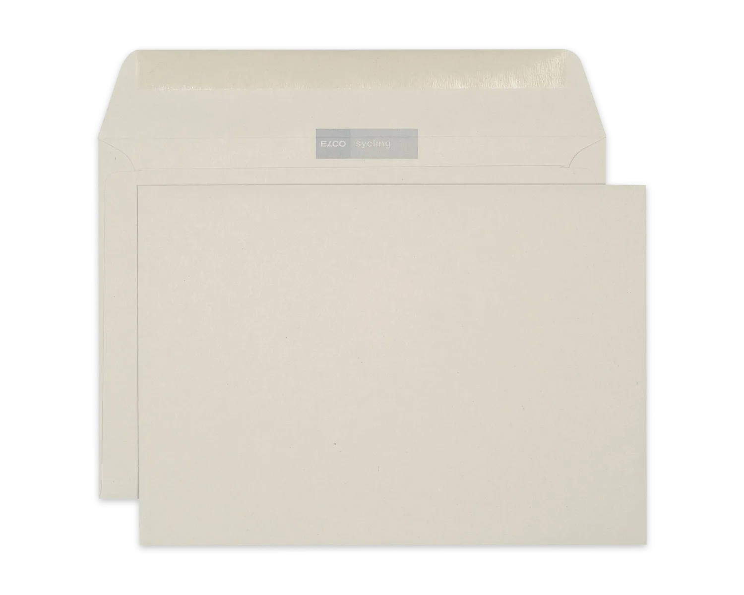 Enveloppe, ELCO Sycling, B5, Sans fenêtre, Patte gommée, 100g/m2, gris