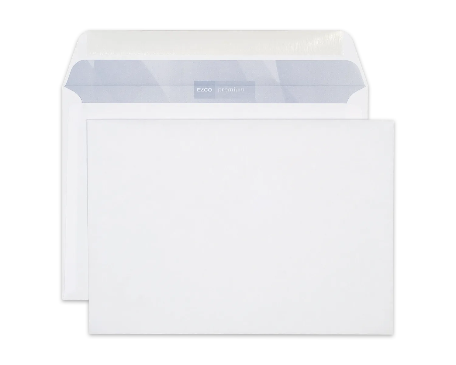 Enveloppe, ELCO Premium, B5, Sans fen&ecirc;tre, Patte gomm&eacute;e, 100g/m2, blanc