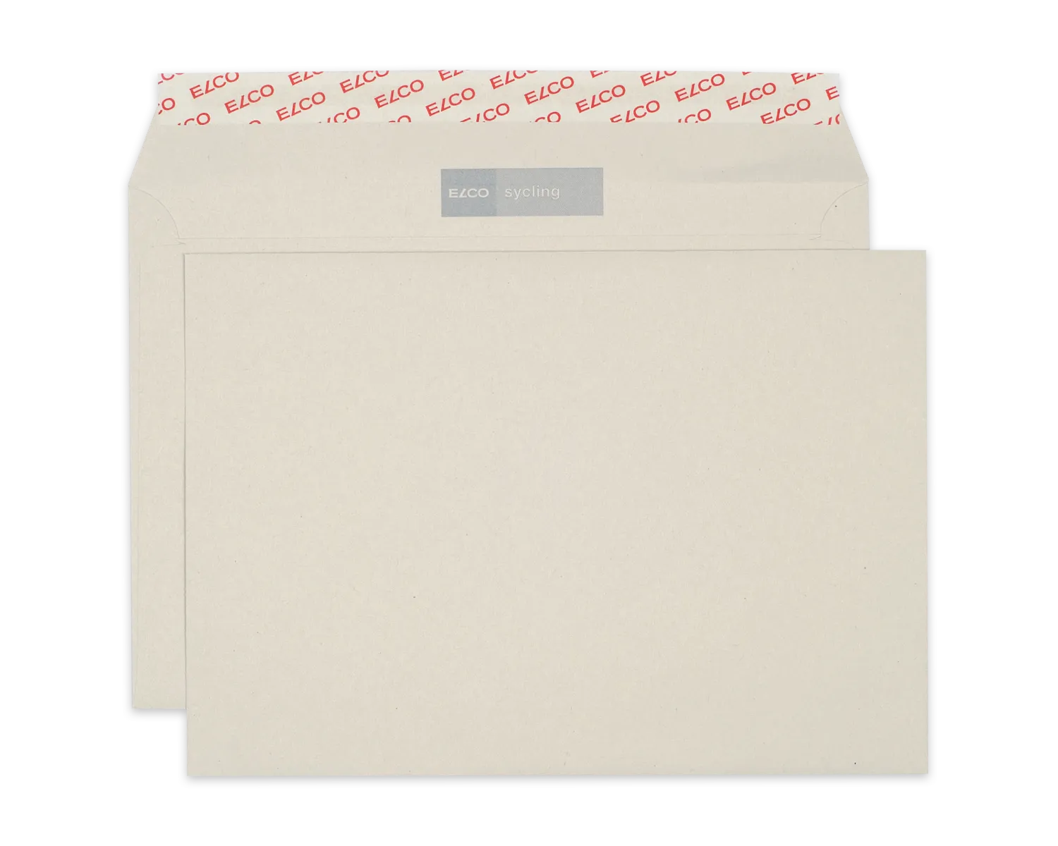 Couvert, ELCO Sycling, C5, ohne Fenster, Haftklebeverschluss, 80g/m2, grau