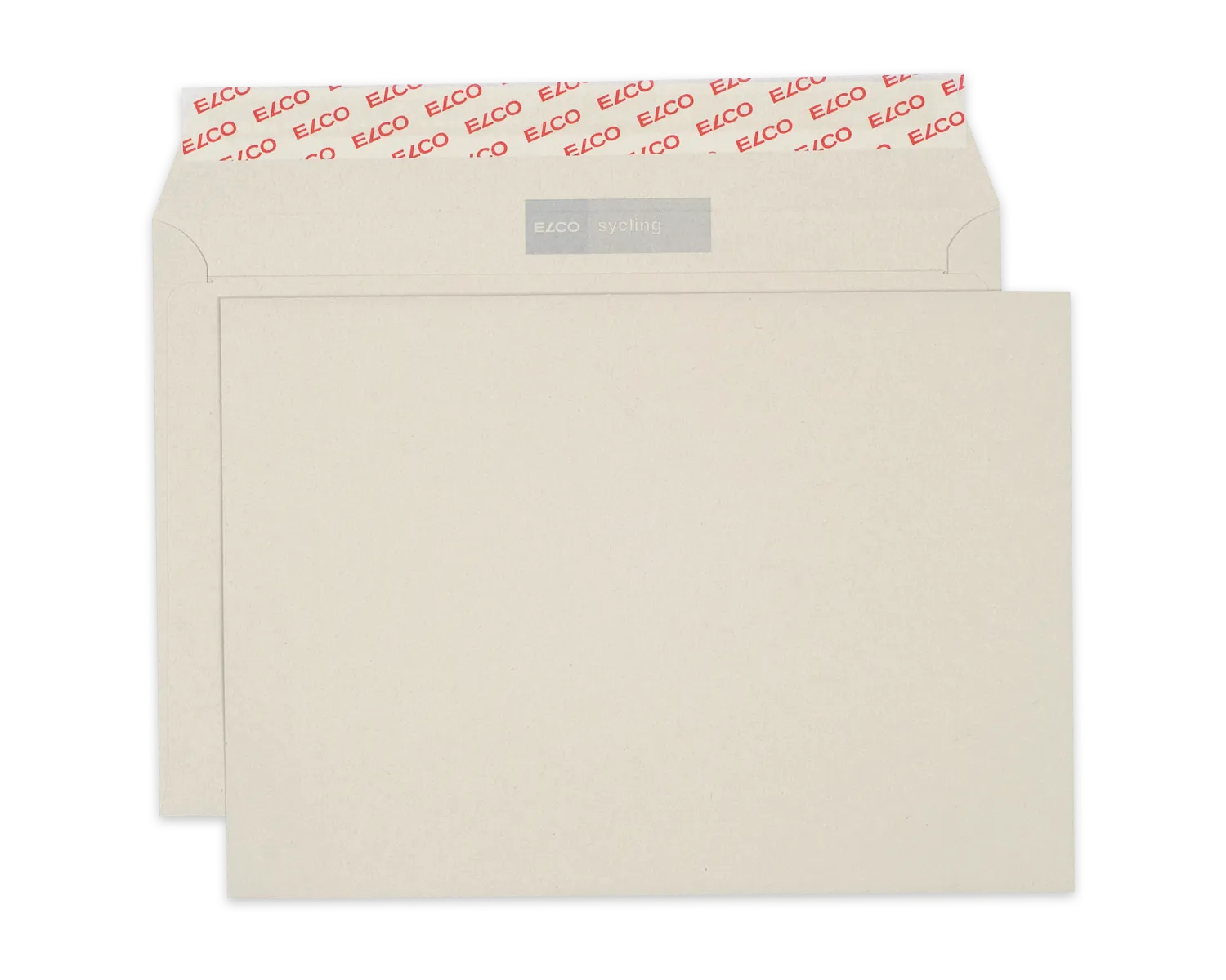 Couvert, ELCO Sycling, C5, ohne Fenster, Haftklebeverschluss, 100g/m2, grau