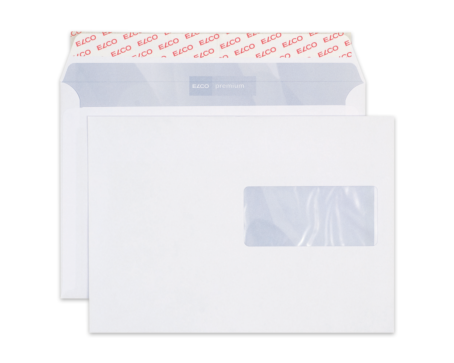 Image of Couvert, ELCO Premium, C5, Fenster Vorderseite rechts, Haftklebeverschluss, 80g/m2, weiss