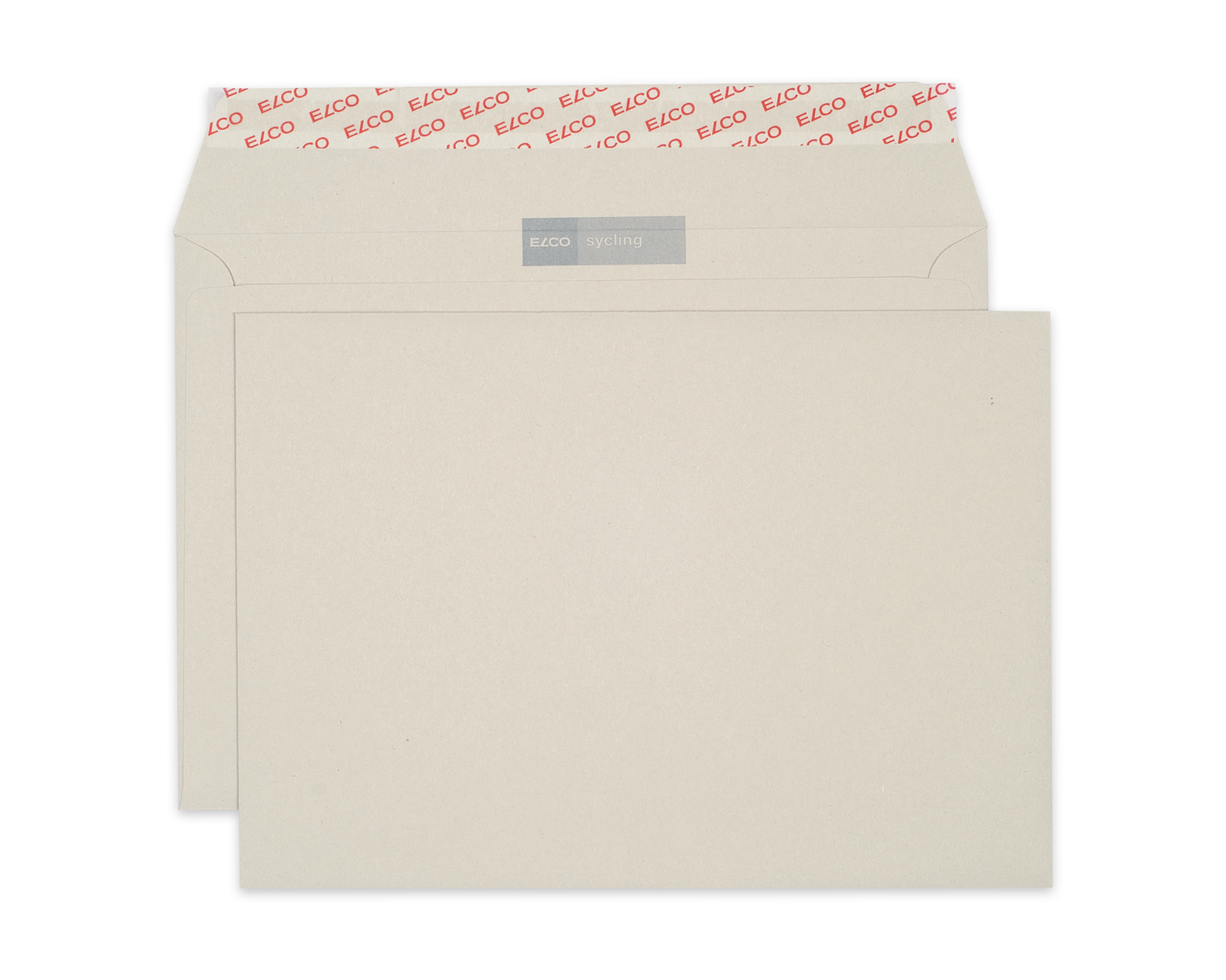 Image of Couvert, ELCO Sycling, B5, ohne Fenster, Haftklebeverschluss, 100g/m2, grau