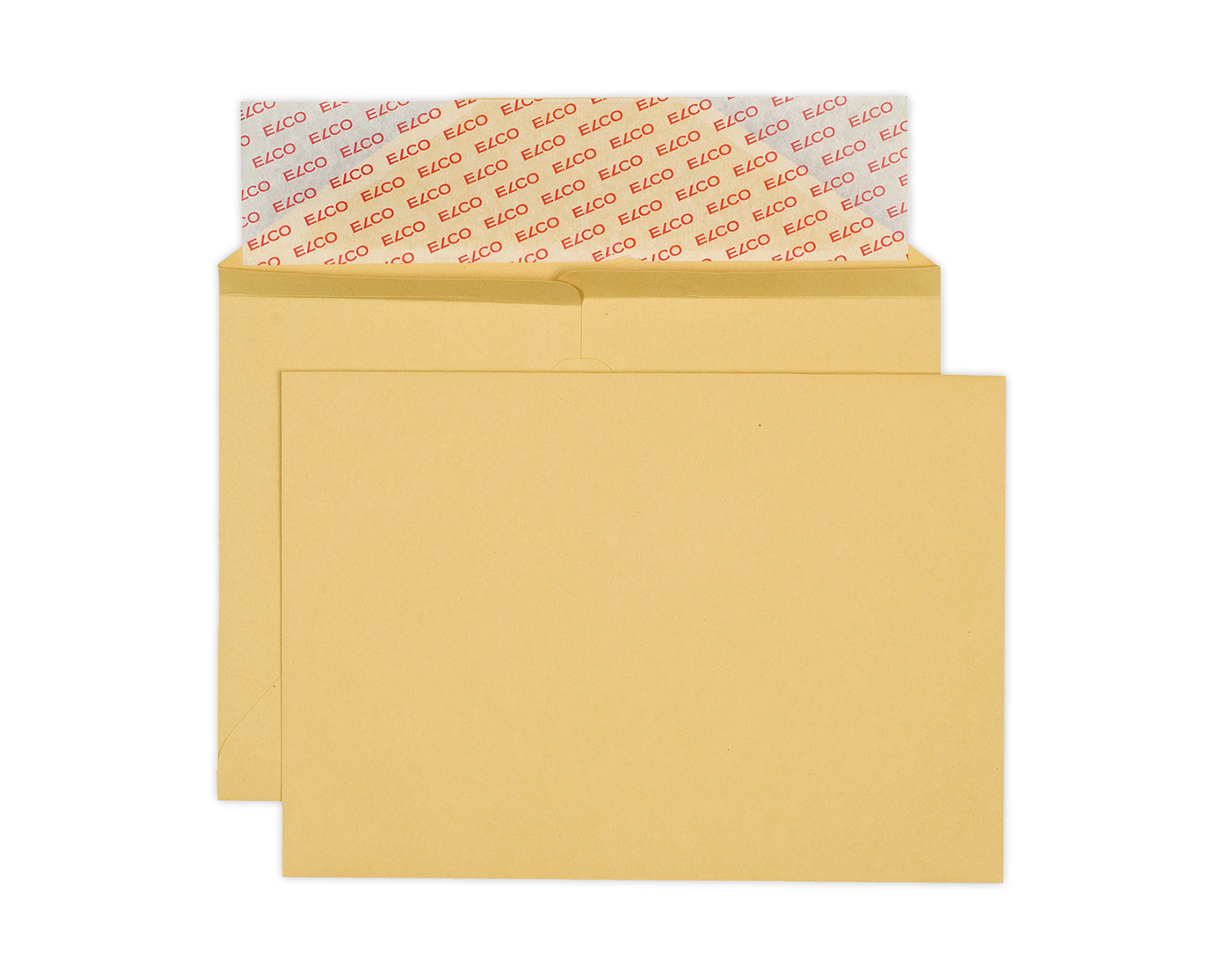 Image of Couvert, ELCO, B5, ohne Fenster, Haftklebeverschluss, 120g/m2, braun