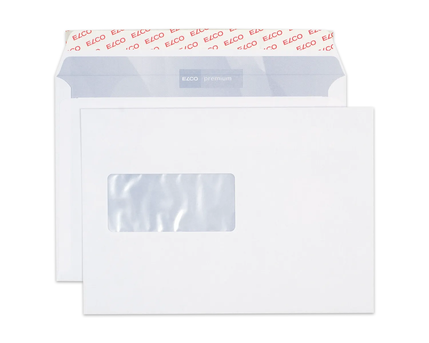 Enveloppe, ELCO Premium, C5, Fenêtre recto gauche, Fermeture auto-adhésive, 100g/m2, blanc