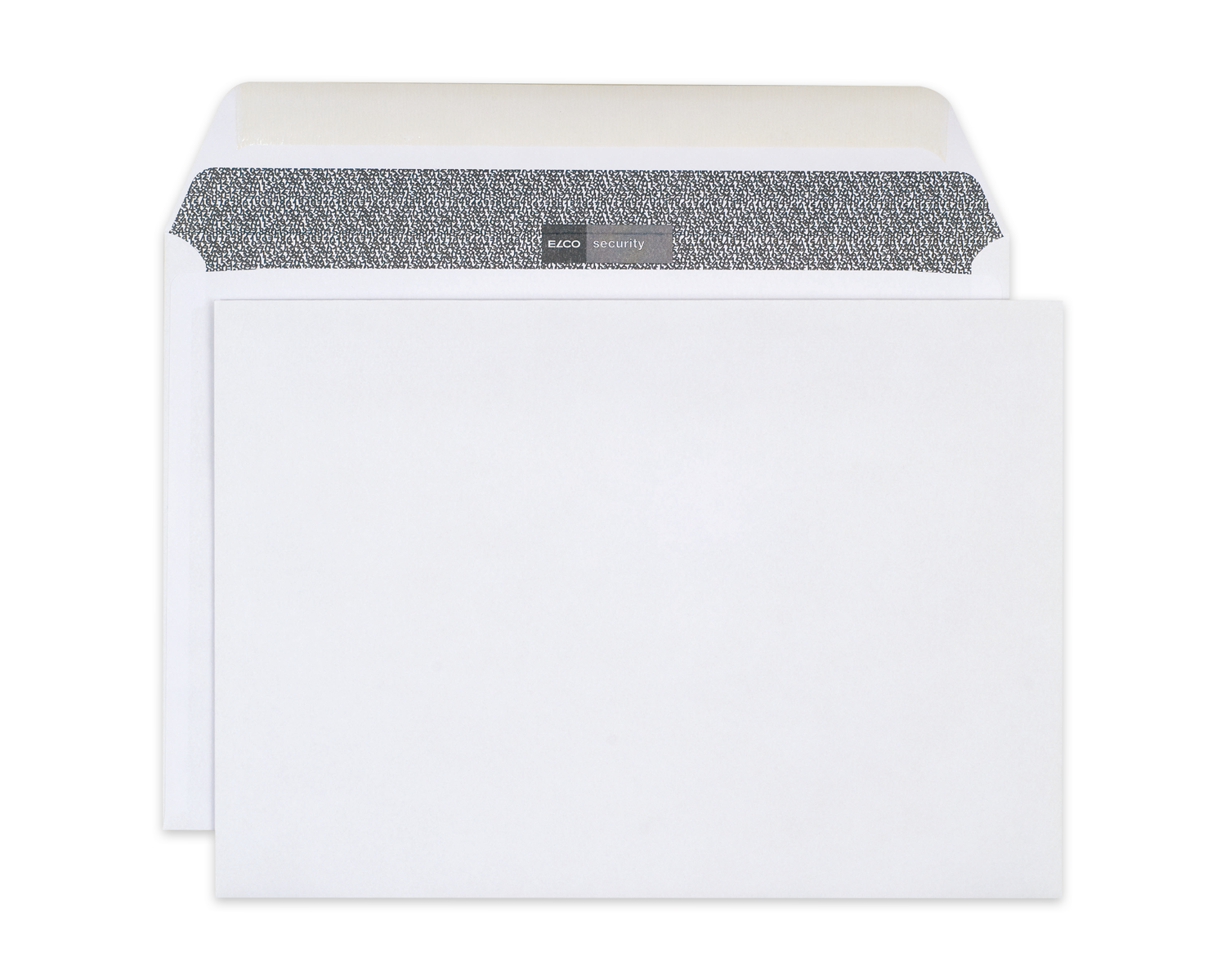 Image of Couvert, ELCO Security, C4, ohne Fenster, Nassklebeverschluss, 120g/m2, weiss