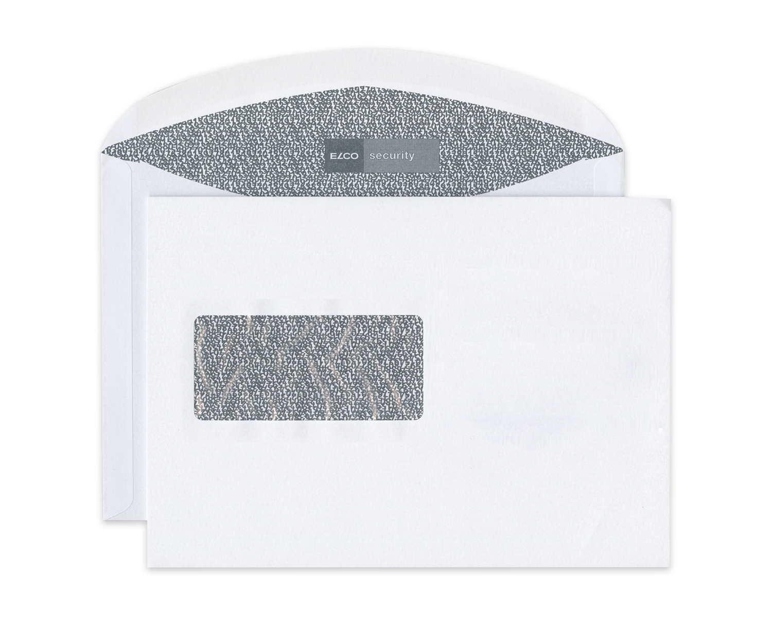 Image of Couvert, ELCO Security, C5, Fenster Vorderseite links, Nassklebeverschluss, 100g/m2, weiss