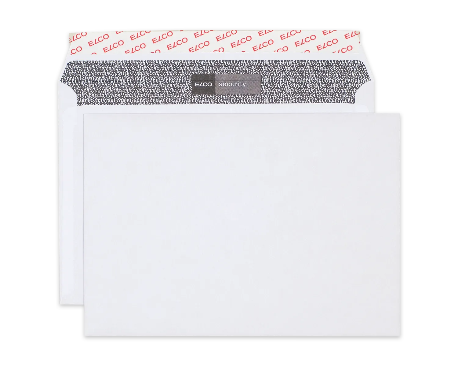 Couvert, ELCO Security, C5, ohne Fenster, Haftklebeverschluss, 100g/m2, weiss