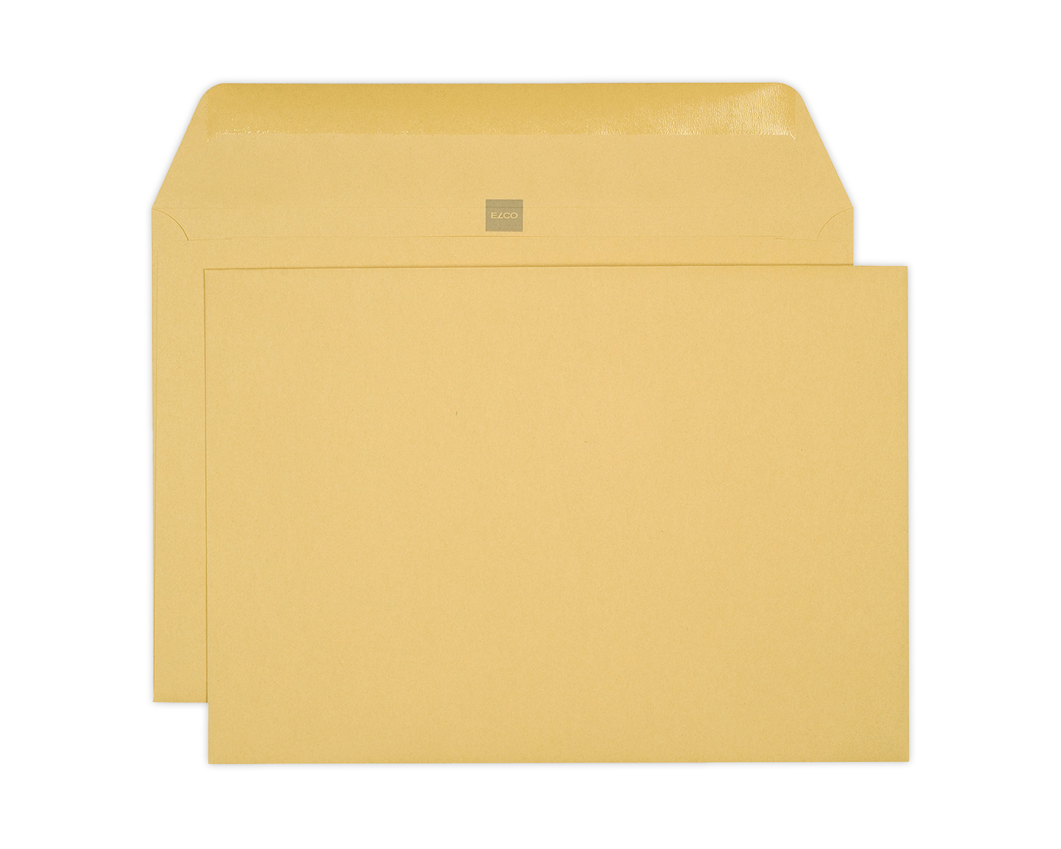 Enveloppe, ELCO, C4, Sans fenêtre, Patte gommée, 120g/m2, brun