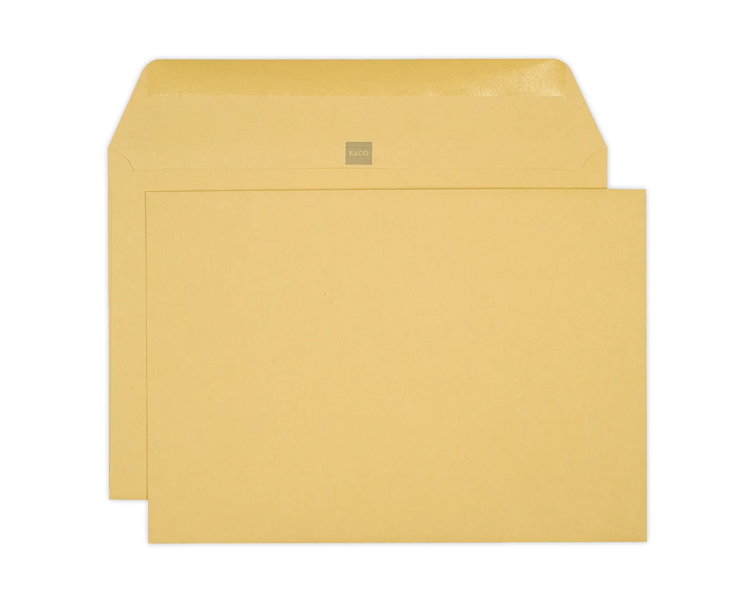 Enveloppe, ELCO, C4, Sans fenêtre, Patte gommée, 120g/m2, brun