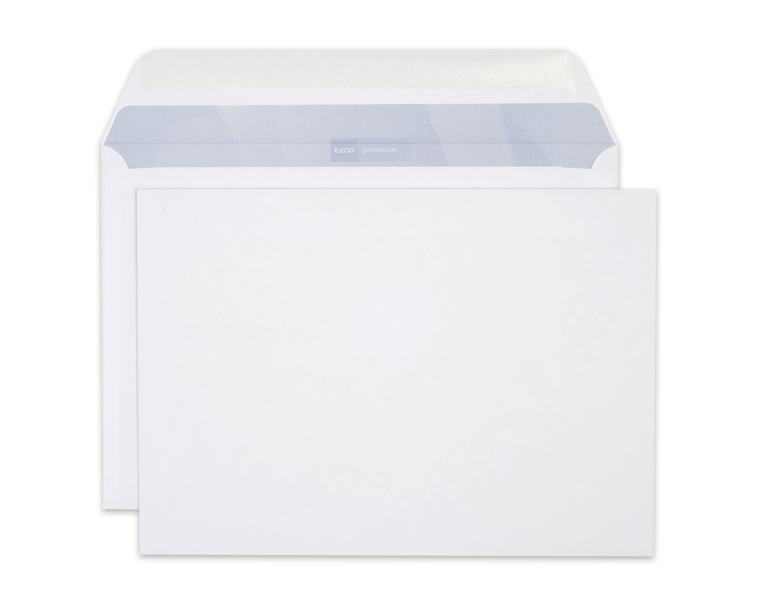 Image of Couvert, ELCO Premium, C4, ohne Fenster, Nassklebeverschluss, 120g/m2, weiss