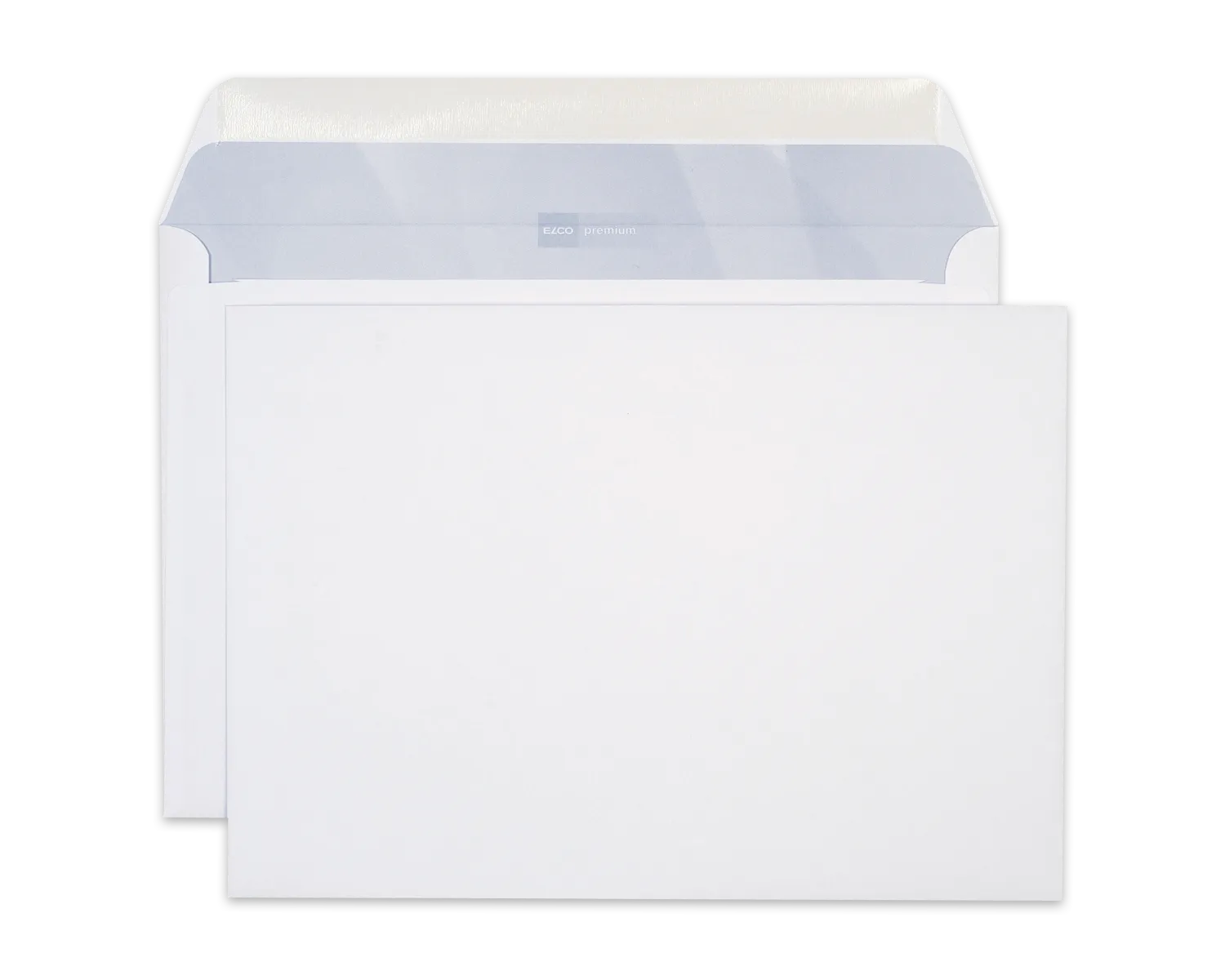 Couvert, ELCO Premium, B4, ohne Fenster, Nassklebeverschluss, 120g/m2, weiss