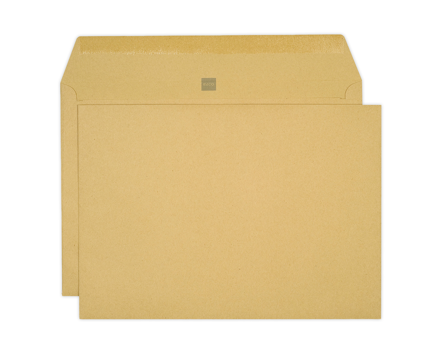 Image of Couvert, ELCO, B4, ohne Fenster, Nassklebeverschluss, 120g/m2, braun