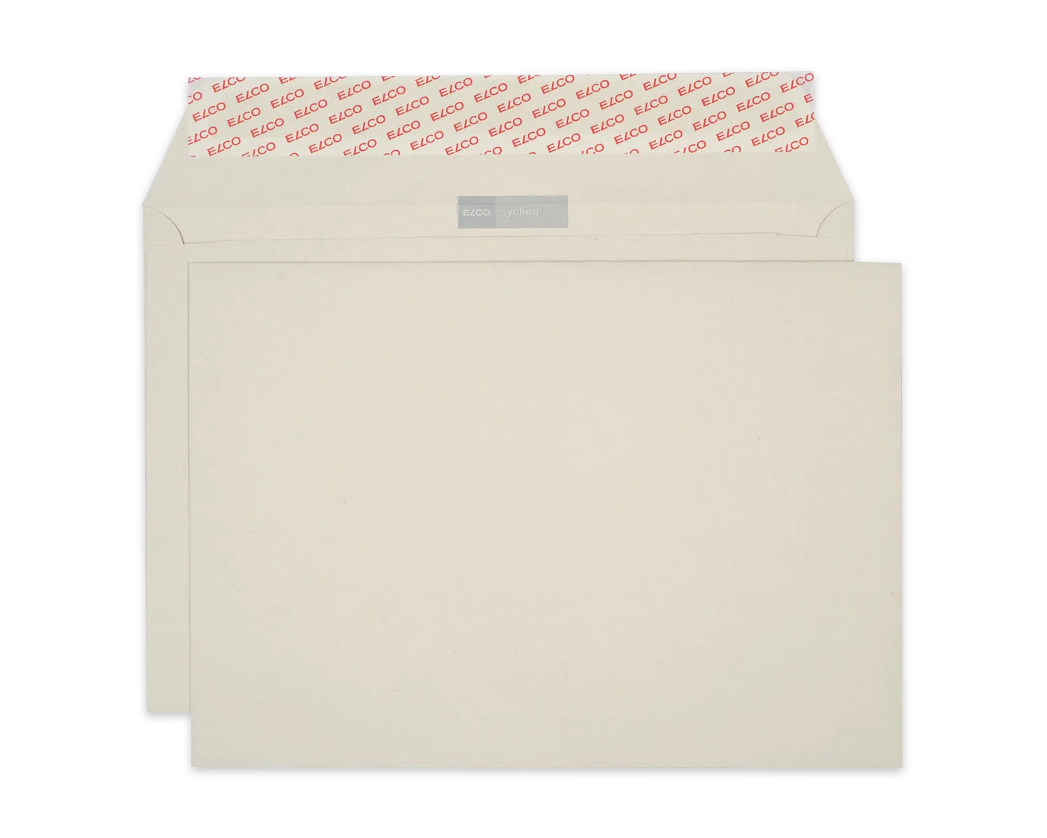Couvert, ELCO Sycling, C4, ohne Fenster, Haftklebeverschluss, 120g/m2, grau