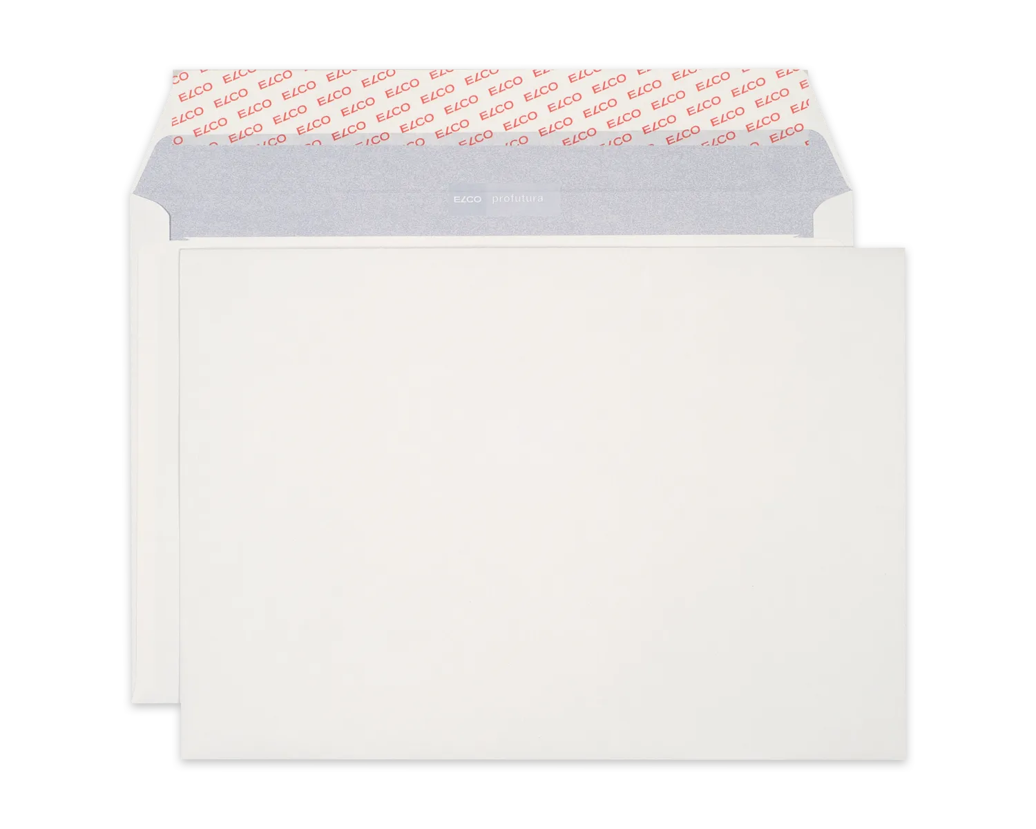 Couvert, ELCO Profutura, C4, ohne Fenster, Haftklebeverschluss, 120g/m2, naturweiss