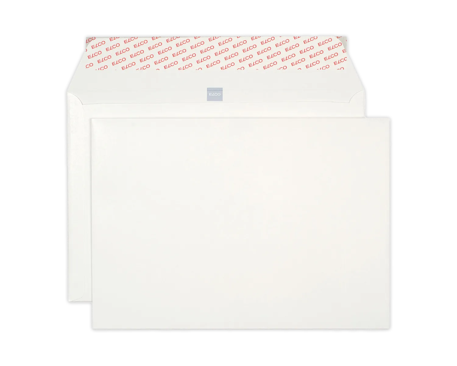 Couvert, ELCO, C4, ohne Fenster, Haftklebeverschluss, 200g/m2, weiss