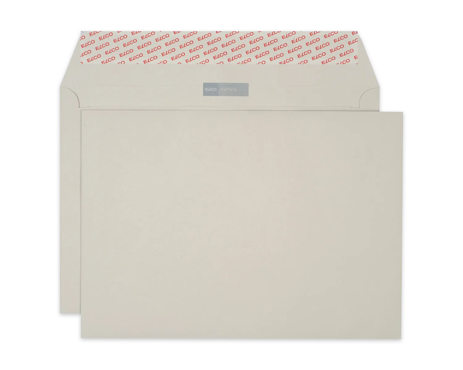 Couvert, ELCO Sycling, B4, ohne Fenster, Haftklebeverschluss, 120g/m2, grau