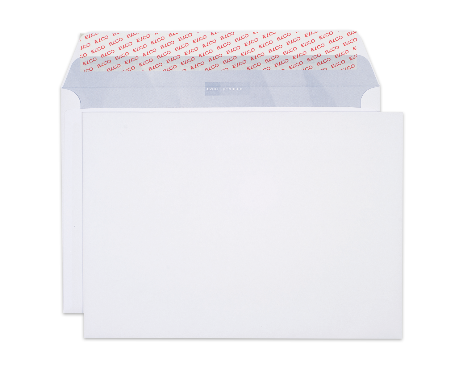 Image of Couvert, ELCO Premium, B4, ohne Fenster, Haftklebeverschluss, 120g/m2, weiss