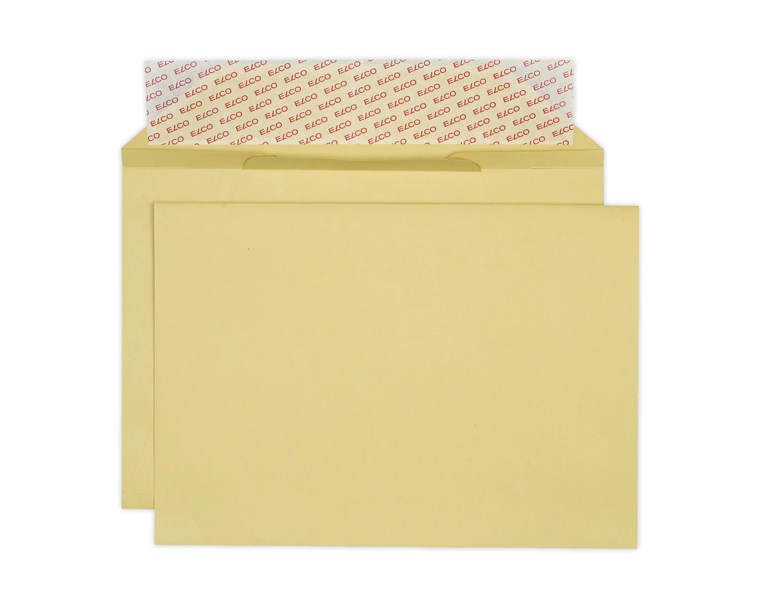 Couvert, ELCO, B4, ohne Fenster, Haftklebeverschluss, 120g/m2, braun