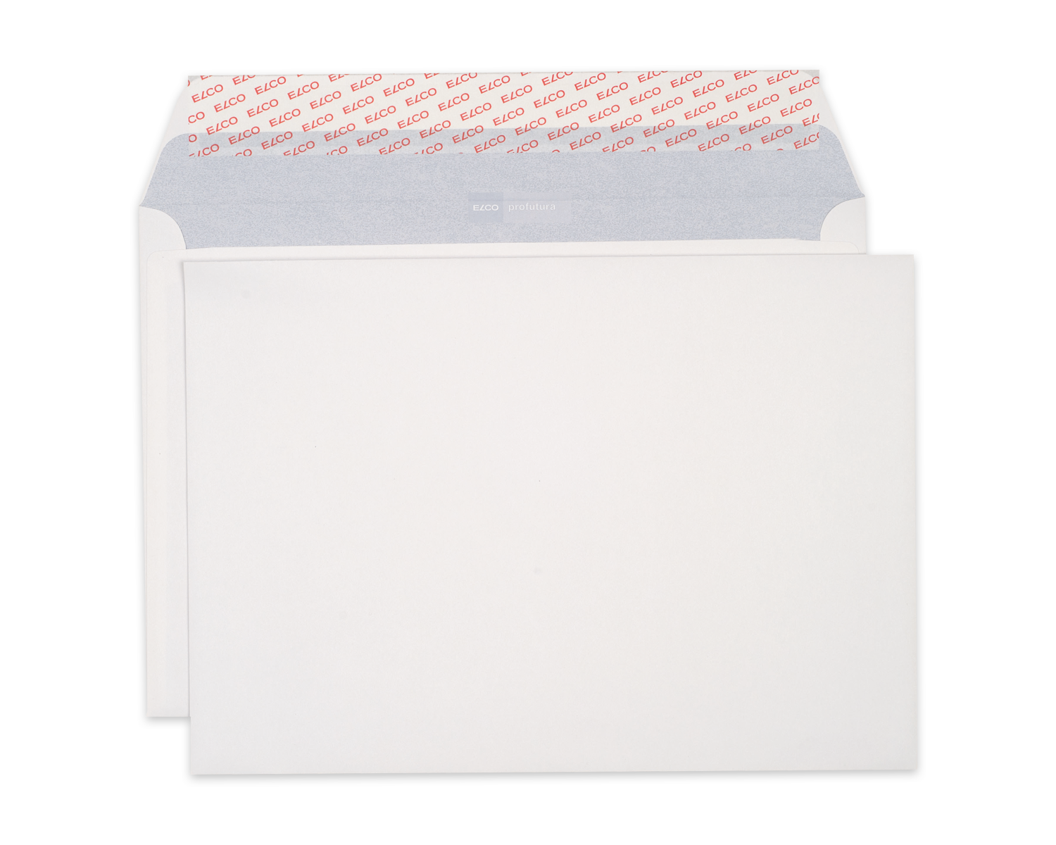 Image of Couvert, ELCO Profutura, B4, ohne Fenster, Haftklebeverschluss, 120g/m2, naturweiss