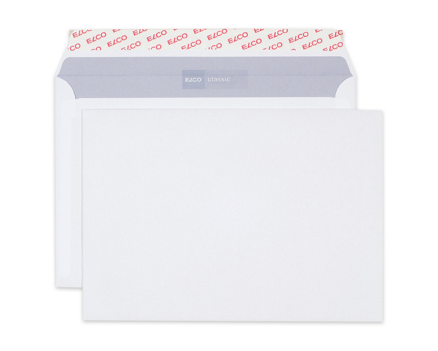 Image of Couvert, ELCO Classic, C5, ohne Fenster, Haftklebeverschluss, 100g/m2, weiss