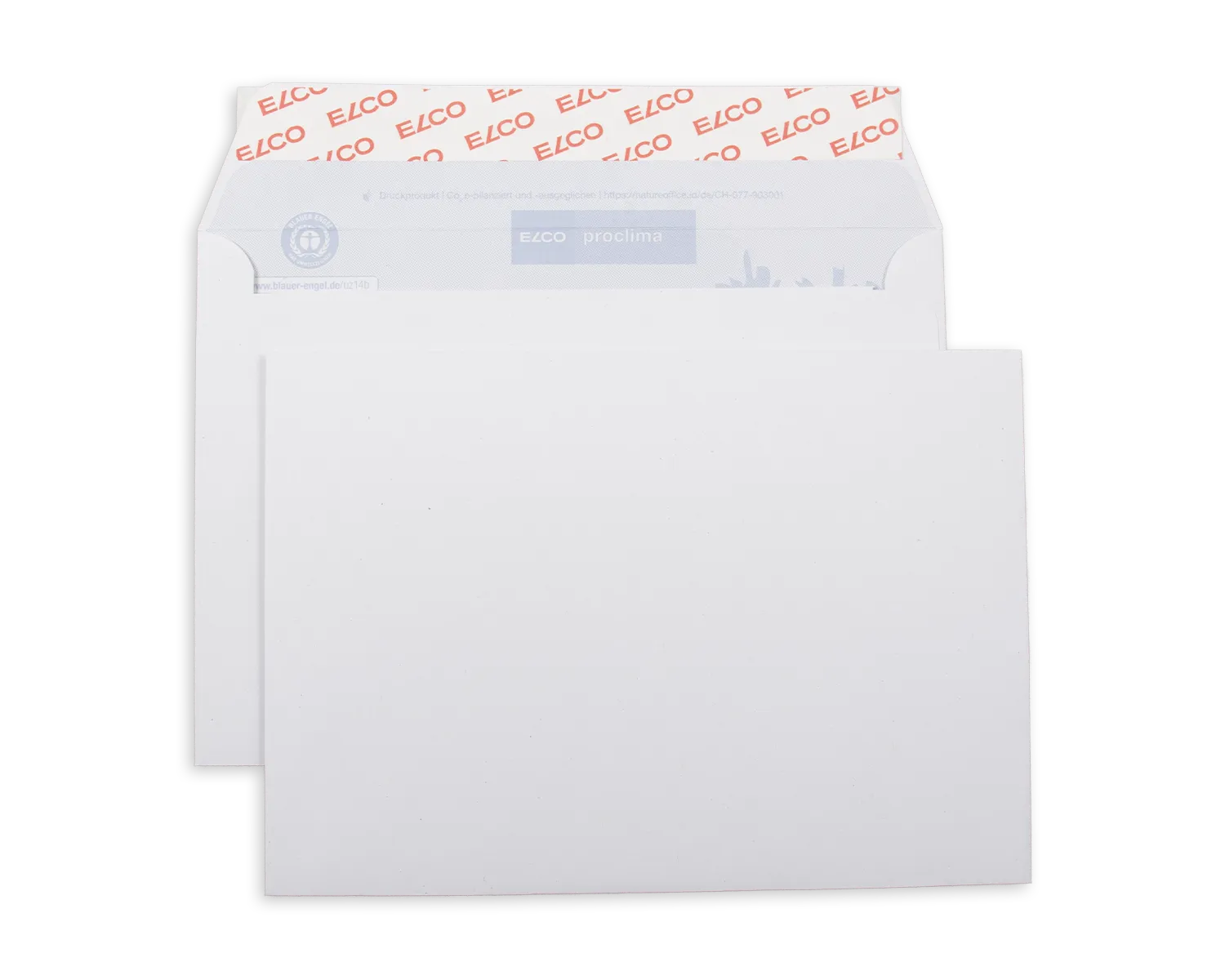 Couvert, ELCO Proclima, C6, ohne Fenster, Haftklebeverschluss, 100g/m2, weiss