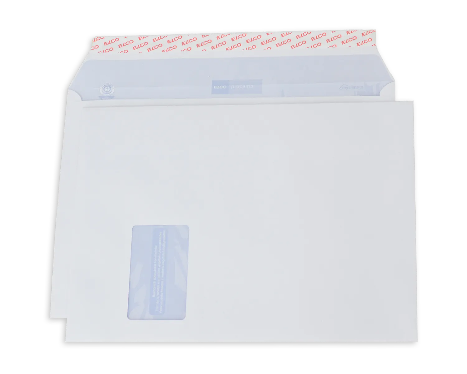 Couvert, ELCO Proclima, C4, Fenster Vorderseite links, Haftklebeverschluss, 120g/m2, weiss