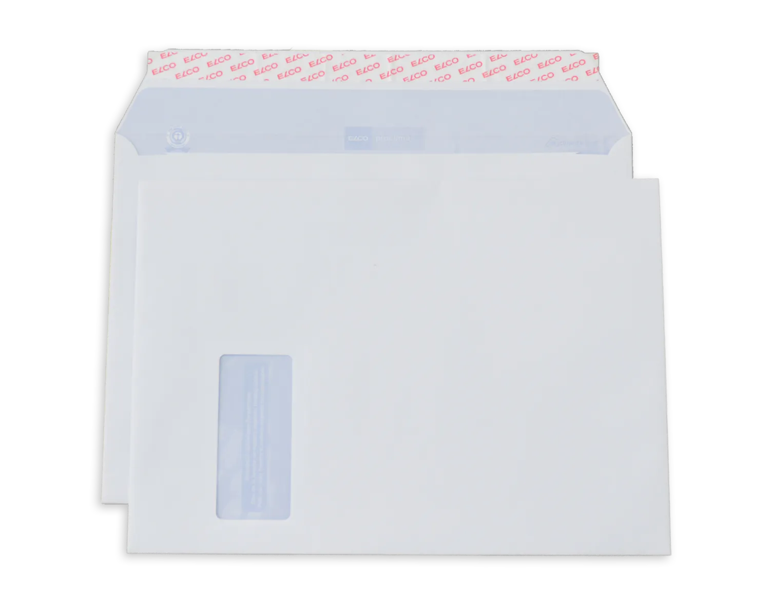 Enveloppe, ELCO Proclima, C4, Fen&ecirc;tre recto gauche, Fermeture auto-adh&eacute;sive, 120g/m2, blanc