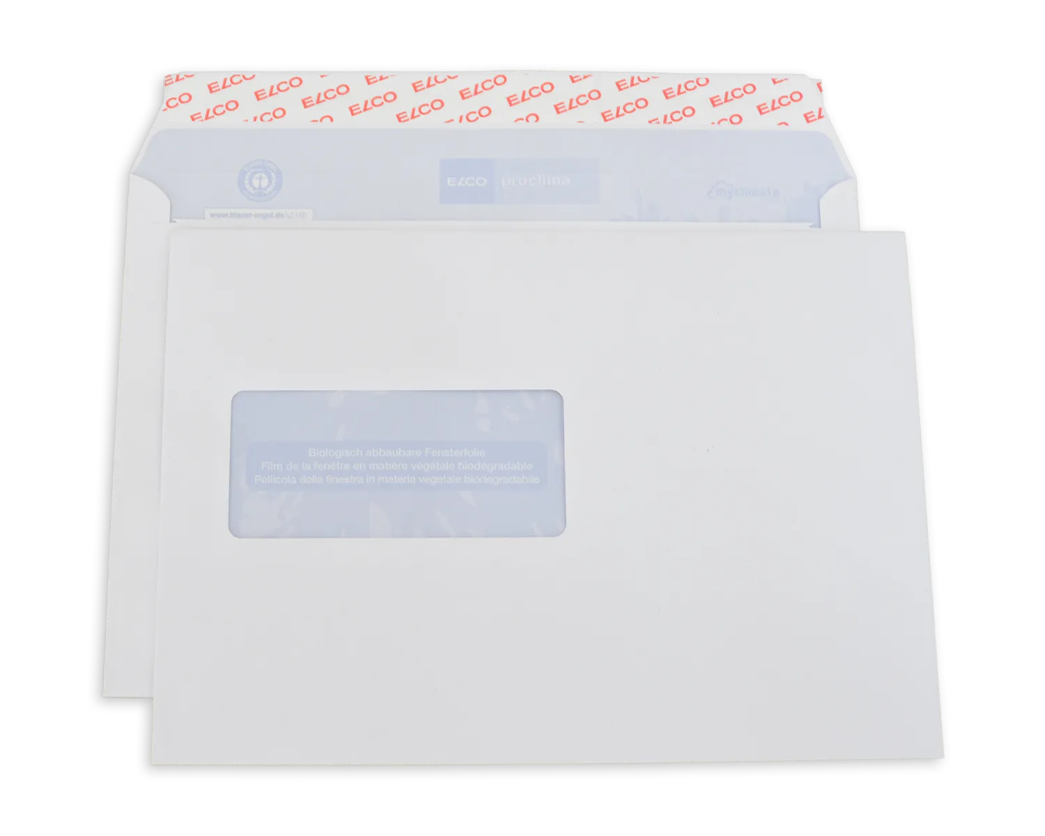 Enveloppe, ELCO Proclima, C5, Fen&ecirc;tre recto gauche, Fermeture auto-adh&eacute;sive, 100g/m2, blanc