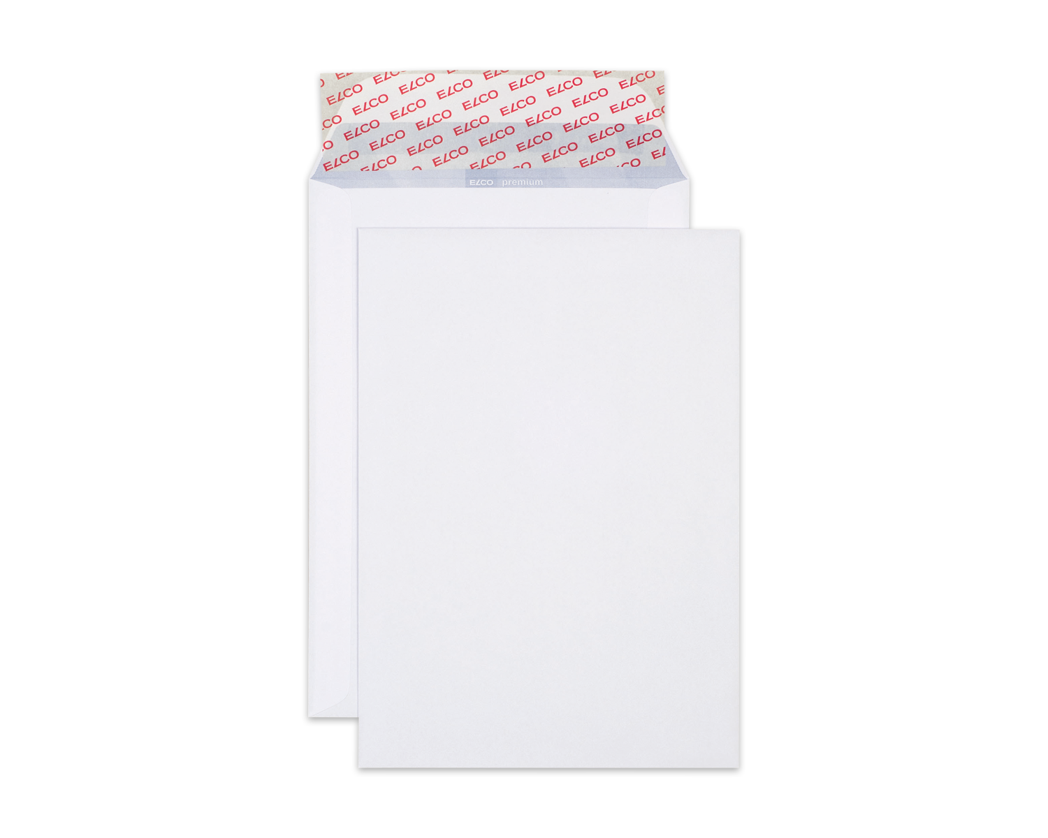 Image of Couvert mit Seitenklappe, ELCO Premium, C5, ohne Fenster, Haftklebeverschluss, 100g/m2, weiss