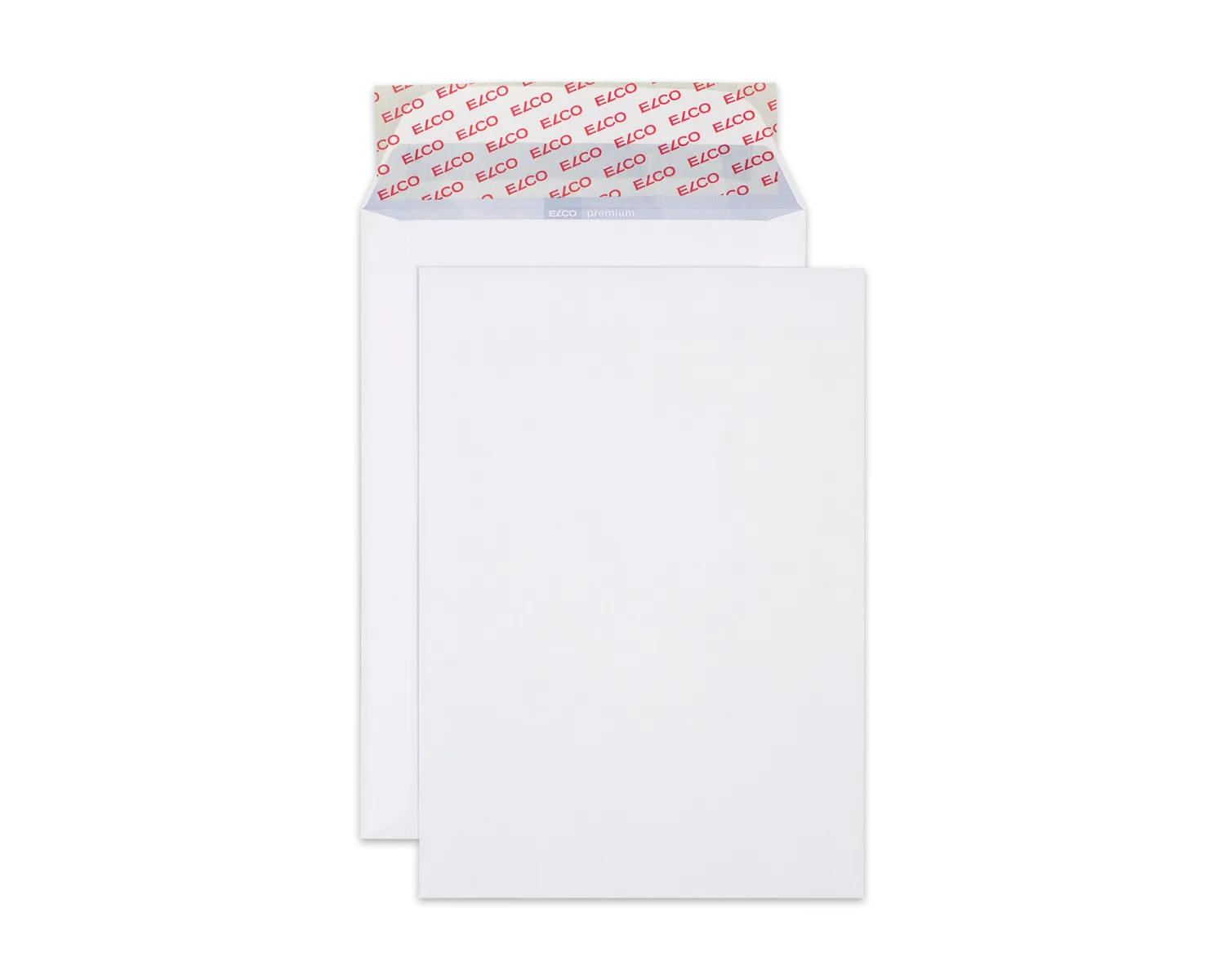 Couvert mit Seitenklappe, ELCO Premium, C5, ohne Fenster, Haftklebeverschluss, 100g/m2, weiss