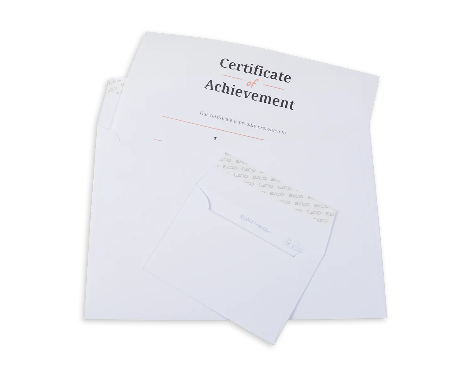 Couvert, ELCO Prestige, C6, ohne Fenster, Haftklebeverschluss, 120g/m2, weiss