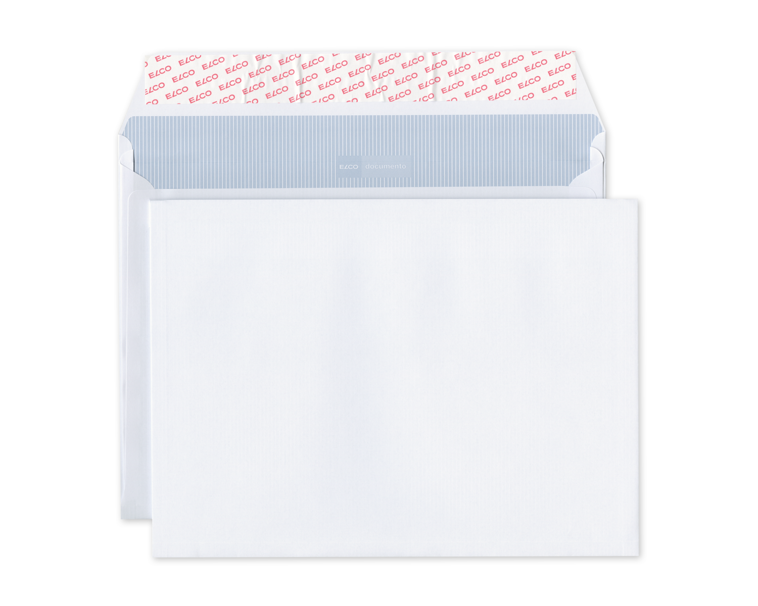 Image of Couvert mit Seitenfalten, ELCO Documento, C4 Plus, ohne Fenster, Haftklebeverschluss, 120g/m2, weiss